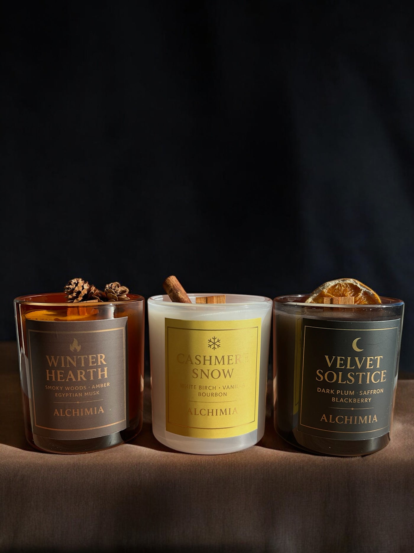 Velvet Solstice candle - Winter Collection