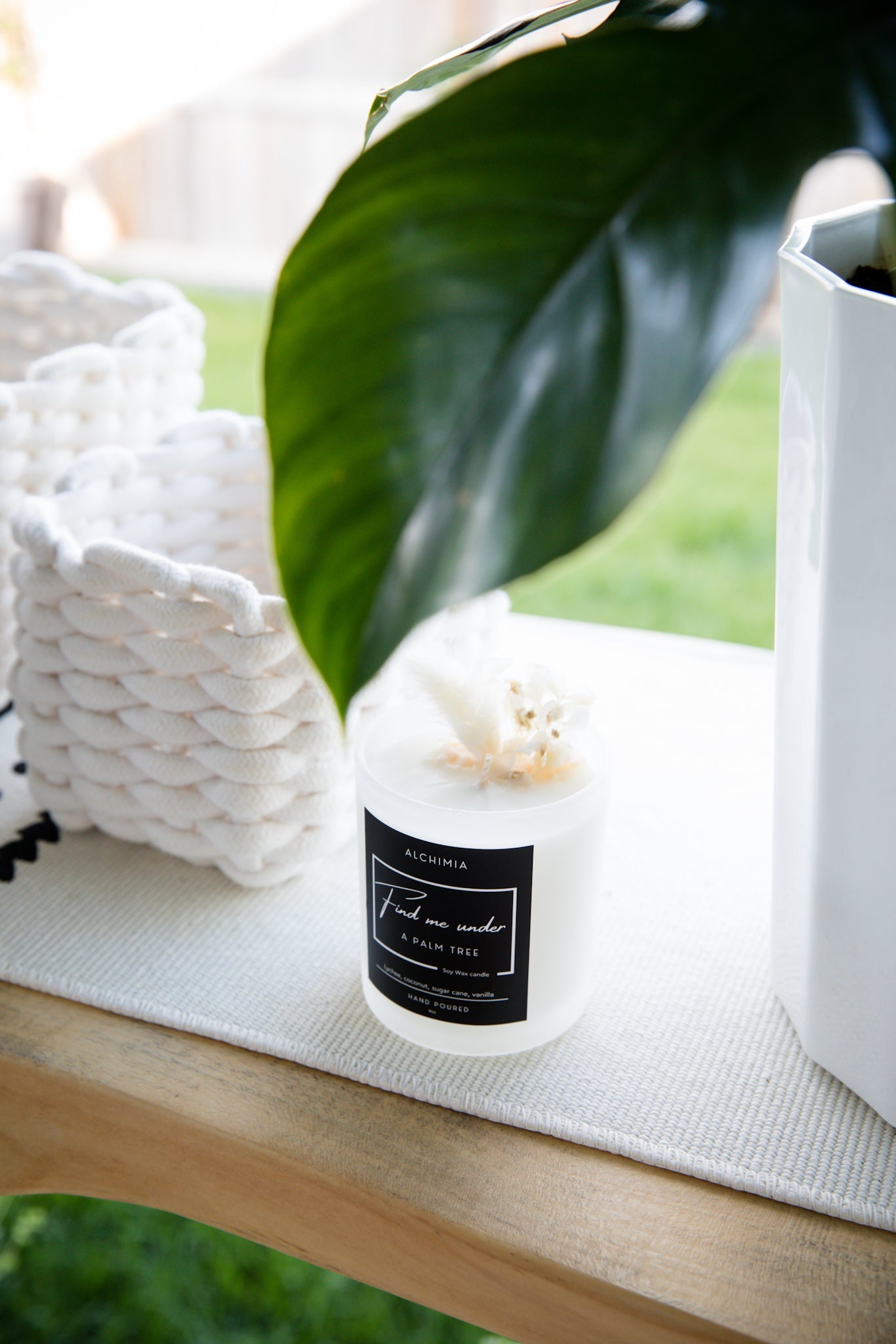 Find Me Under a Palm Tree – Summer Candle Collection
